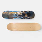 Tabla de Skate Antílope Veloz con Cuernos Skateboard (Horizontal)