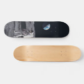 Tabla de Skate Astronauta en la Luna Skateboard (Horizontal)