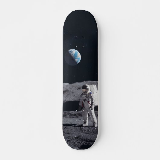 Tabla de Skate Astronauta en la Luna Skateboard (Vorne)