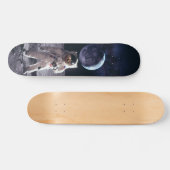 Tabla de Skate Astronauta en la Luna Skateboard (Horizontal)