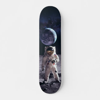 Tabla de Skate Astronauta en la Luna Skateboard