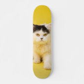 Tabla de skate Cachorro Gato Persa Skateboard (Vorne)