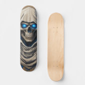Tabla de Skate Cráneo Tenebroso Encapuchado Skateboard (Vorderseite)