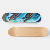 Tabla de Skate Dragones Siameses Skateboard (Horizontal)