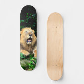 Tabla de Skate León Salvaje Bostezando Skateboard (Vorderseite)