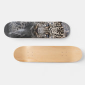 Tabla de Skate Leopardo Caminando con Mirada Fija Skateboard (Horizontal)