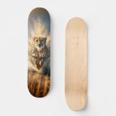 Tabla de Skate Leopardo en Veloz Carrera Skateboard (Vorderseite)