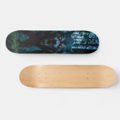 Tabla de Skate Lobo Monstruoso en el Bosque Skateboard (Horizontal)