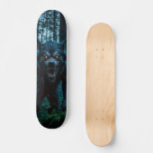Tabla de Skate Lobo Monstruoso en el Bosque Skateboard (Vorderseite)