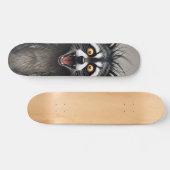 Tabla de Skate Mapache sorprendido Skateboard (Horizontal)