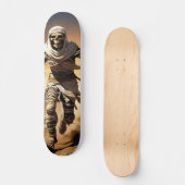Tabla de skate Momia del Desierto Corriendo. Skateboard (Vorderseite)