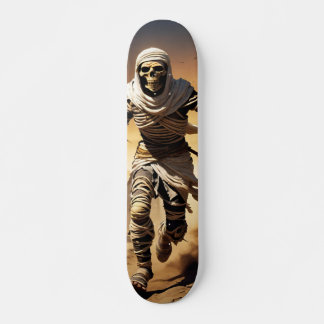 Tabla de skate Momia del Desierto Corriendo. Skateboard