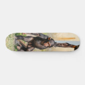Tabla de Skate Mono Chimpancé Guindado Skateboard (Horizontal)