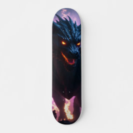 Tabla de skate Monstruoso Dragón Azul Skateboard
