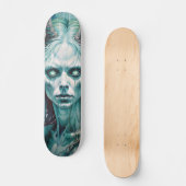 Tabla de Skate Mujer Monstruosa con Cuernos Skateboard (Vorderseite)