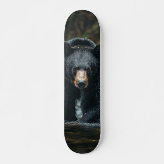 Tabla de Skate Oso Negro Depredador en un Arroyo Skateboard