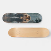 Tabla de Skate Oso Salvaje en el Río Skateboard (Horizontal)