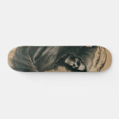 Tabla de Skate Perfil Encapuchado de Esqueleto Skateboard (Horizontal)