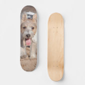 Tabla de Skate Perrito Parson Terrier Feliz Skateboard (Vorderseite)
