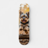 Tabla de Skate Perrito Saltando en el Bosque Skateboard (Vorne)
