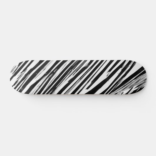 Tabla de Skate Rayas blancas Skateboard (Horizontal)