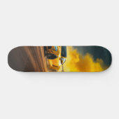 Tabla de Skate Supercoche Amarillo Corriendo Skateboard (Horizontal)