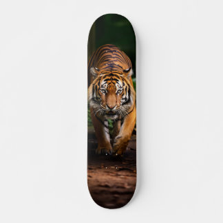 Tabla de Skate Tigre en el Bosque oscuro Skateboard