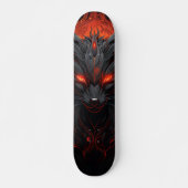 Tabla de Skate Zorro Monstruo Ojos Rojos Skateboard (Vorne)