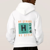 Tabla Periódica: Diseño Personalizado Hoodie (Rückseite)