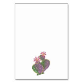 Table Card - Cactus Blume Tischnummer (Rückseite)