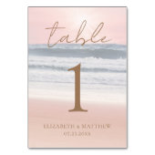 Table Card Tischnummer (Vorderseite)