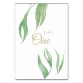 Table Card Tischnummer (Vorderseite)