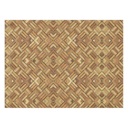 Table Cloth - Brick Kaleidoscopic Pattern Tischdecke (Vorderseite (Horizontal))