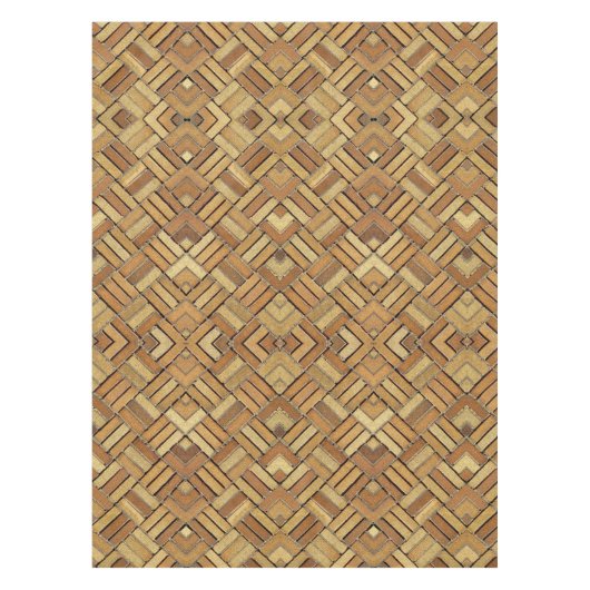 Table Cloth - Brick Kaleidoscopic Pattern Tischdecke (Vorderseite)