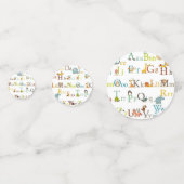 Table Confetti - Alphabet Konfetti (Rückseiten)