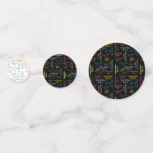 Table Confetti April, 15 Geburtstag Konfetti (Vorderseiten)