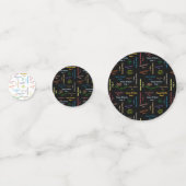 Table Confetti August, 1 Geburtstag Konfetti (Vorderseiten)