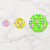 Table Confetti Baby Stroller Stork Hearts Elephant Konfetti (Rückseiten)