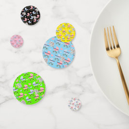 Table Confetti Baby Stroller Stork Hearts Elephant Konfetti