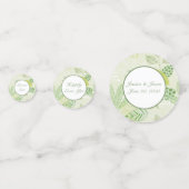 Table Confetti Custom Wedding Confetti Konfetti (Vorderseiten)