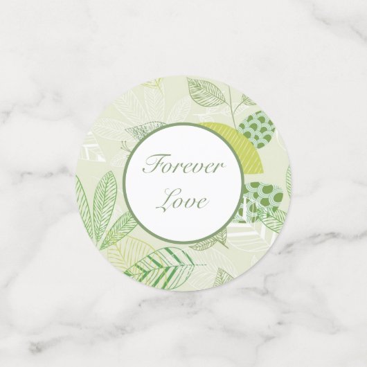 Table Confetti Custom Wedding Confetti Konfetti (Klein Vorderseite)