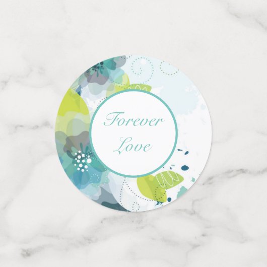 Table Confetti Custom Wedding Confetti Konfetti (Klein Vorderseite)