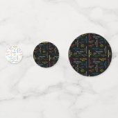 Table Confetti Dezember, 4 Geburtstag Konfetti (Vorderseiten)