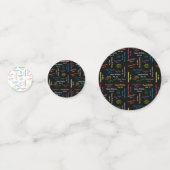 Table Confetti Februar, 16 Geburtstag Konfetti (Vorderseiten)