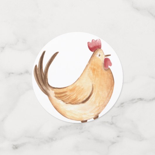 Table Confetti für Landtiere Konfetti (Klein Vorderseite)