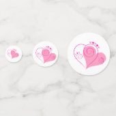 Table Confetti Hearts Konfetti (Vorderseiten)