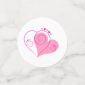 Table Confetti Hearts Konfetti (Klein Vorderseite)