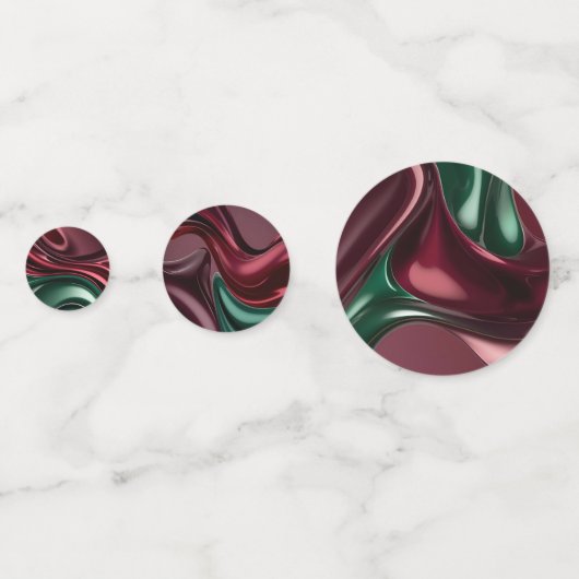 Table confetti in stylish abstract graphic konfetti (Vorderseiten)