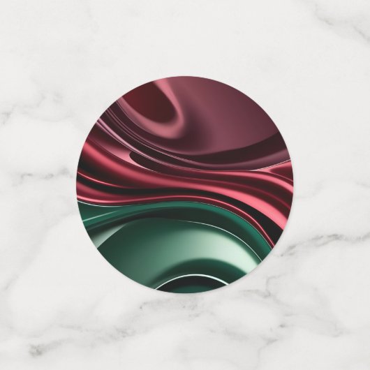 Table confetti in stylish abstract graphic konfetti (Klein Vorderseite)