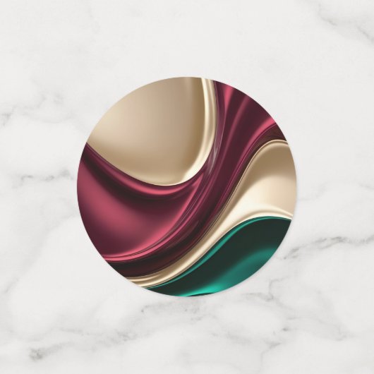 Table confetti in stylish abstract graphic konfetti (Klein Vorderseite)